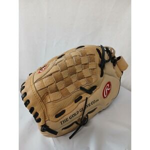 Rawlings LH125 Baseball Glove 12.5 Inch Basket-Web US Steerhide Tan Fastback